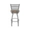 Holland Bar Stool Co OD410 Jackie Stainless Steel 36 Swivel Outdoor Bar Stool with Breeze Farro Seat OD41036SSOD002 - alternate 8